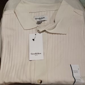 Goodfellow & Co Men's Ivory Button Down Shirt